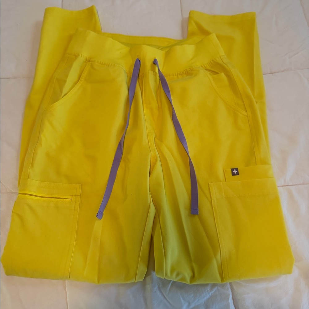 Figs Yellow Straight Leg Women Jeans